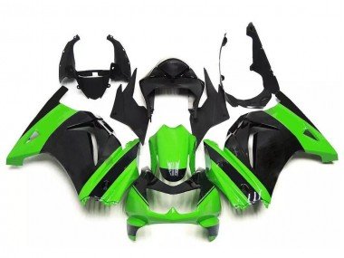 2008-2012 Green Black Kawasaki EX250 Bike Fairings