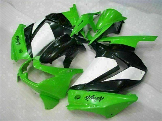 2008-2012 Green Black Ninja Kawasaki EX250 Moto Fairings