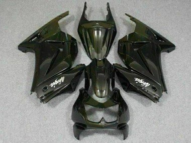 2008-2012 Black Kawasaki EX250 Motorcyle Fairings & Bodywork