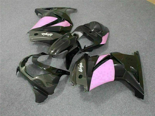 2008-2012 Black Pink Ninja Kawasaki EX250 Motorcycle Replacement Fairings