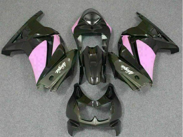 2008-2012 Black Pink Ninja Kawasaki EX250 Motorcycle Replacement Fairings