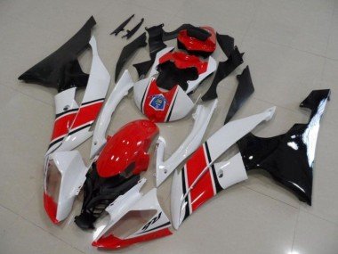 2008-2016 Red White Black Yamaha YZF R6 Motorcyle Fairings