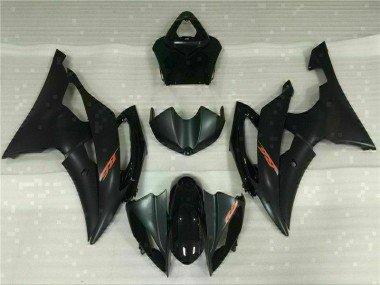 2008-2016 Black Yamaha YZF R6 Motorbike Fairing Kits