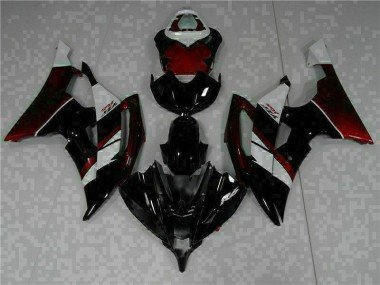 2008-2016 Black Yamaha YZF R6 Motorcyle Fairings