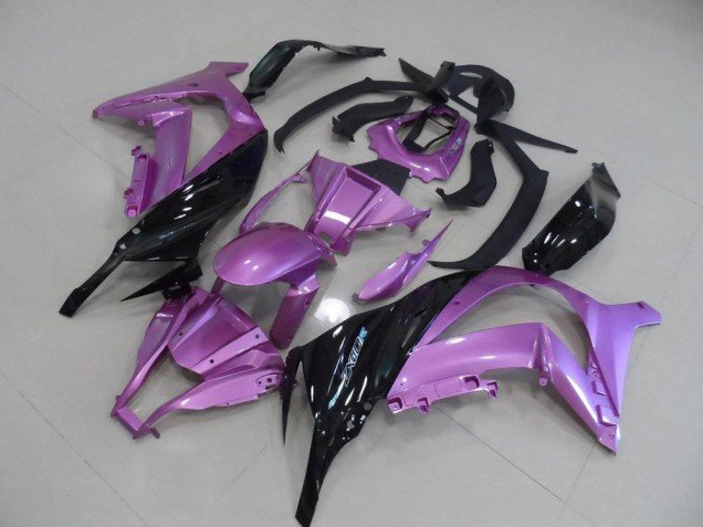 2011-2015 Pink and Black Kawasaki ZX10R Motorcycle Fairings Kit