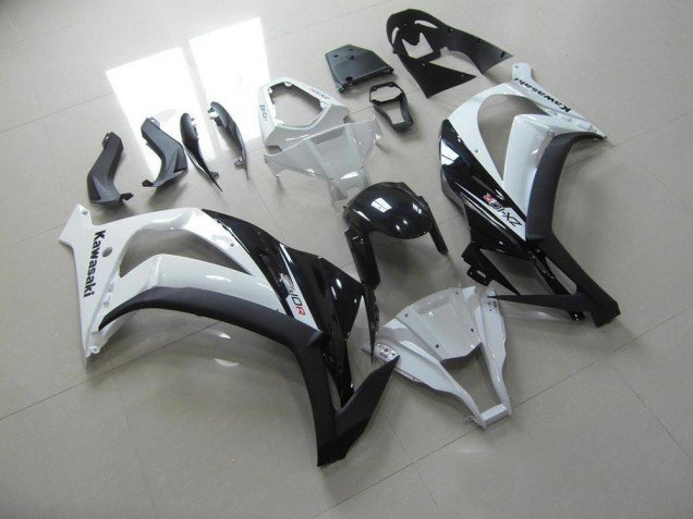 2011-2015 White Black Kawasaki ZX10R Motorbike Fairings