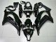 2011-2015 Glossy Black Kawasaki ZX10R Moto Fairings