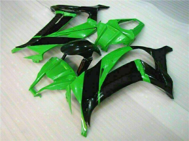 2011-2015 Green Black Kawasaki ZX10R Motor Fairings