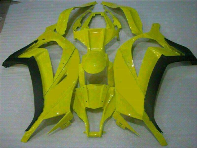 2011-2015 Yellow Kawasaki ZX10R Motorcycle Fairings Kit