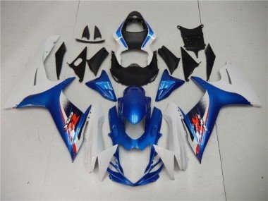 2011-2021 Blue White Suzuki GSXR 600/750 Motorcycle Replacement Fairings