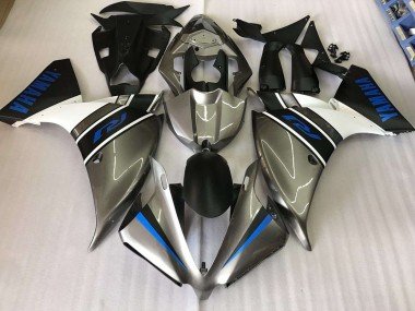 2012-2014 Silver Blue Yamaha YZF R1 Motorbike Fairing Kits