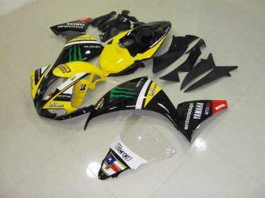 2012-2014 Yellow Monster Yamaha YZF R1 Motorcycle Fairings Kit