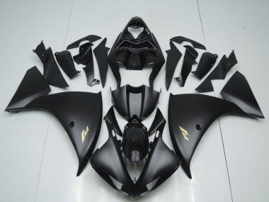 2012-2014 Matte Black Sticker Yamaha YZF R1 Motorcycle Bodywork