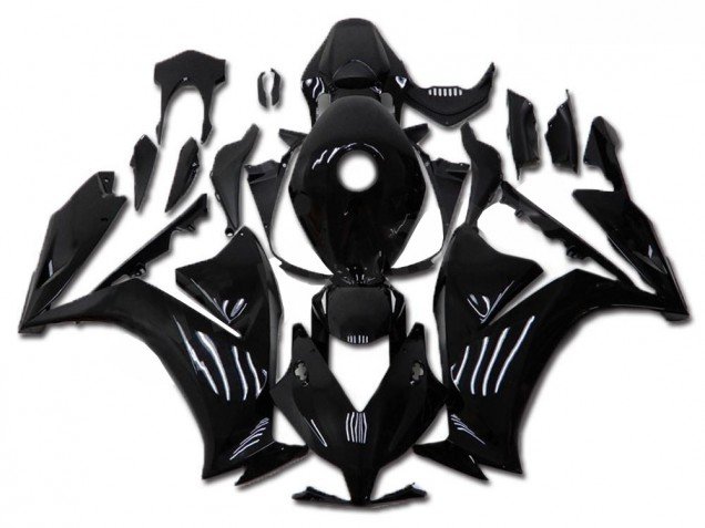 2012-2016 Glossy Black Honda CBR1000RR Replacement Fairings