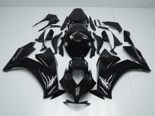 2012-2016 Glossy Black Honda CBR1000RR Motorcycle Fairings Kits