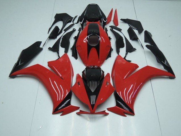 2012-2016 Red Black with No Decals Honda CBR1000RR Moto Fairings