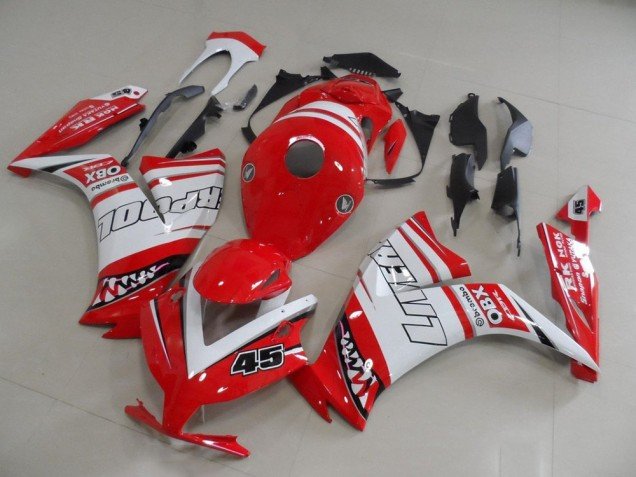 2012-2016 Red Liverpool 45 Honda CBR1000RR Bike Fairings