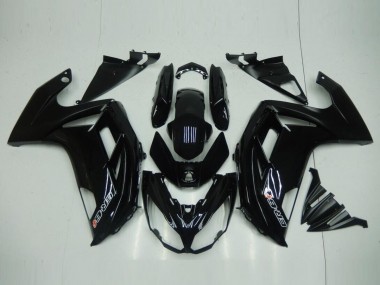 Shop 2012-2016 Glossy Black Kawasaki Ninja EX650 Motorcycle Fairings MF2164