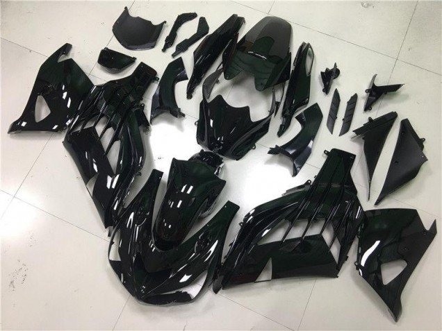 2012-2021 Glossy Black Kawasaki ZX14R ZZR1400 Moto Fairings