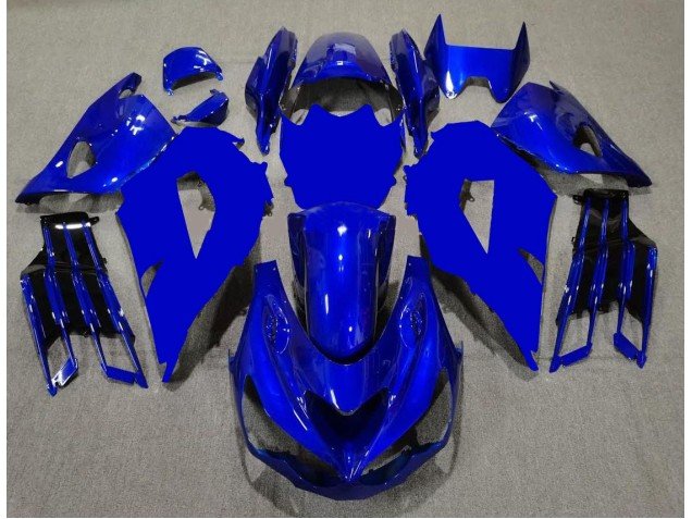 2012-2021 Blue Black Kawasaki ZX14R ZZR1400 Motor Fairings