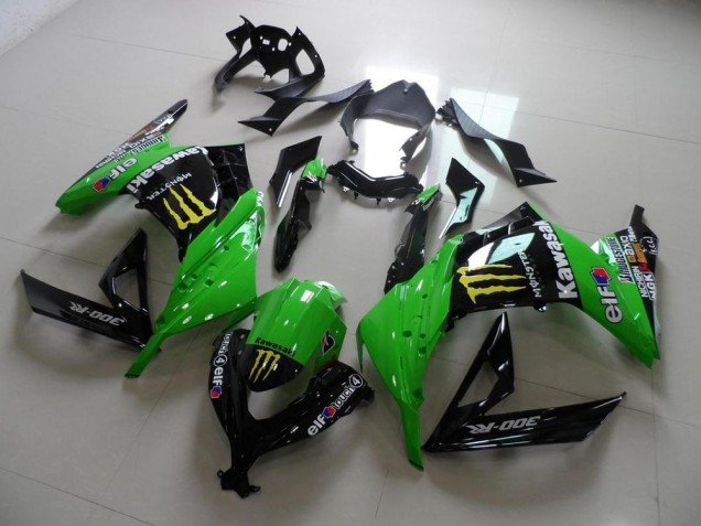 2013-2016 Green Monster Kawasaki ZX300R Motorcycle Fairing Kits