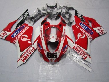 2011-2014 Red FIAMM FICC Ducati 1199 Motorbike Fairing