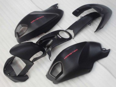 2008-2012 Black Red Monster Ducati Monster 696 Replacement Motorcycle Fairings