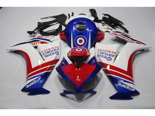 2012-2016 Blue Red Royal Air Force Reserves Honda CBR1000RR Motorcylce Fairings