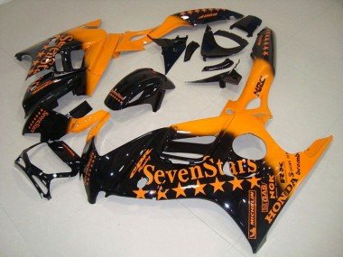 1995-1998 Black Orange SevenStars Honda CBR600 F3 Motor Fairings