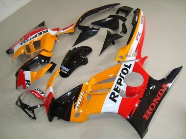 1995-1998 Orange Black Repsol Honda CBR600 F3 Motorbike Fairings