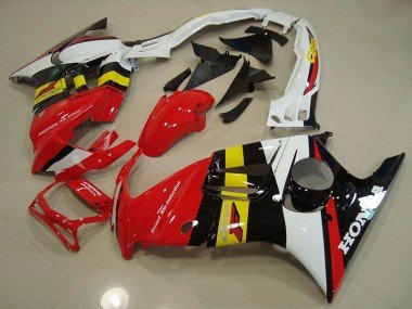 1995-1998 Red Black White Yellow Honda CBR600 F3 Motorbike Fairing