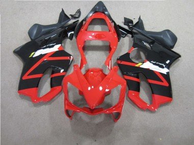 2001-2003 Red Black Honda CBR600 F4i Motorbike Fairing Kits