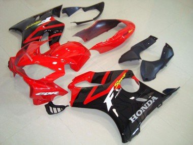 2004-2007 Black Red Honda CBR600 F4i Bike Fairing Kit