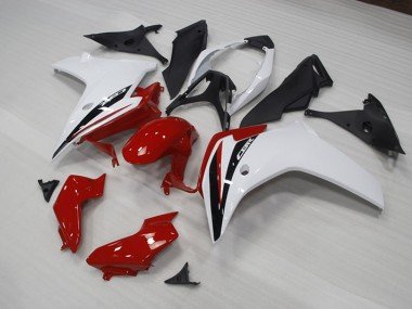 2011-2013 Red White Black Honda CBR600F Motorcycle Replacement Fairings