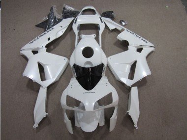 2005-2006 White Honda CBR600RR Motorcycle Replacement Fairings