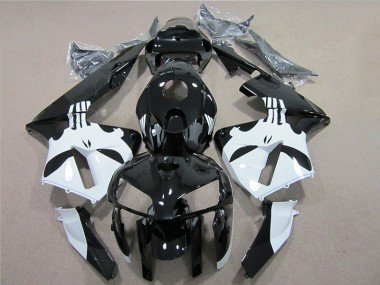 2005-2006 Black White Honda CBR600RR Motorcylce Fairings