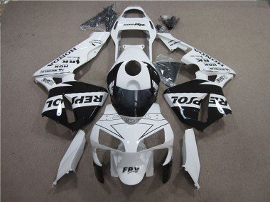 2005-2006 White Black Repsol Honda CBR600RR Motorcylce Fairings