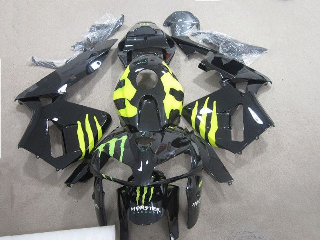 2005-2006 Black Green Monster Honda CBR600RR Motor Bike Fairings