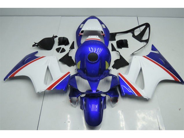 2002-2013 Blue White Honda VFR800 Motorcycle Fairings Kit