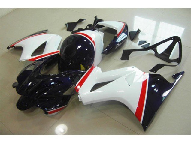 2002-2013 White Blue Honda VFR800 Replacement Motorcycle Fairings