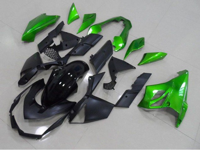 2007-2009 Black Green Kawasaki Z1000 Motorcycle Replacement Fairings