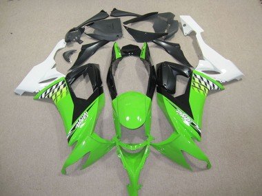 2008-2010 Black Green Ninja Kawasaki ZX10R Bike Fairings