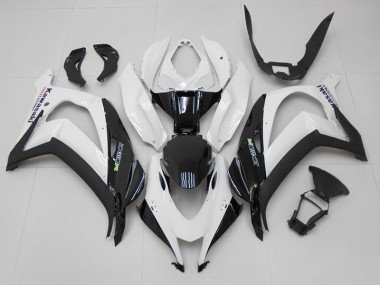 2016-2019 White Black Kawasaki ZX10R Motorcycle Fairing