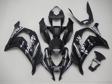 2016-2019 Black Reacing Team Ninja Kawasaki ZX10R Motorcycle Fairing Kits