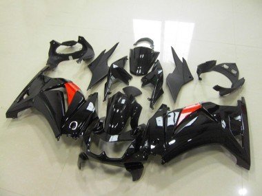 2008-2012 Black Kawasaki ZX250R Motorcylce Fairings