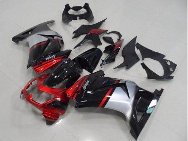 2008-2012 Black Orange Kawasaki ZX250R Motorbike Fairings