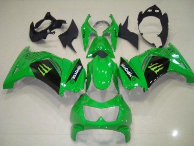 2008-2012 Green Monster Kawasaki ZX250R Motorcycle Fairing Kit