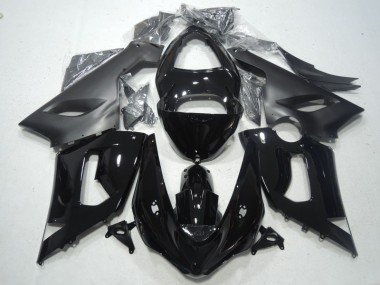 2005-2006 Black Kawasaki ZX6R Replacement Motorcycle Fairings & Bodywork