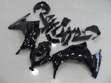 2013-2016 Black Kawasaki ZX300R Motor Bike Fairings