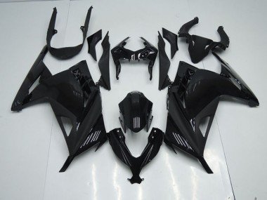 2013-2016 Black Kawasaki ZX300R Motorcycle Bodywork